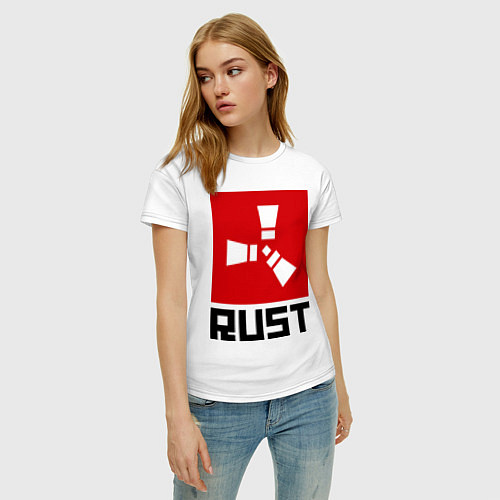 Женская футболка Rust / Белый – фото 3