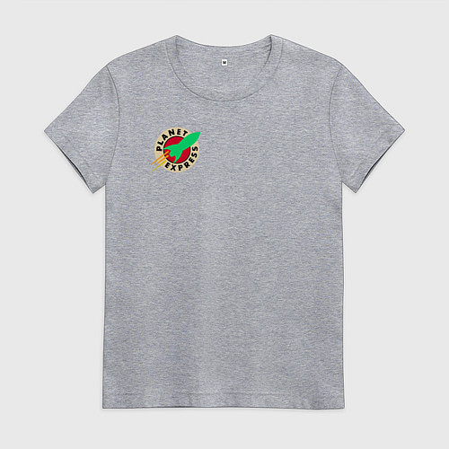 Женская футболка Футурама - Межпланетный экспресс / Меланж – фото 1