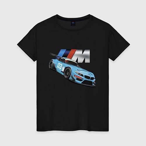 Женская футболка BMW M Performance Motorsport / Черный – фото 1