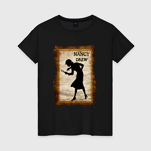 Женская футболка Нэнси Дрю Nancy Drew / Черный – фото 1