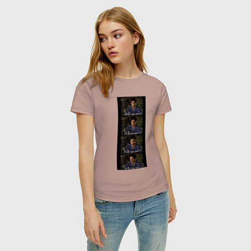 Женская футболка В порядке ли Джей Ди? / Пыльно-розовый – фото 3