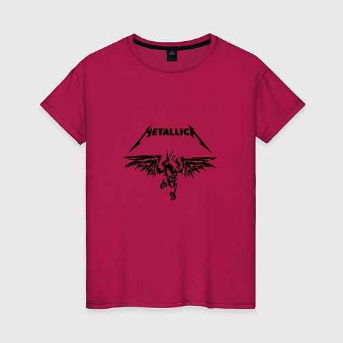 Женская футболка Металика Metallica / Маджента – фото 1