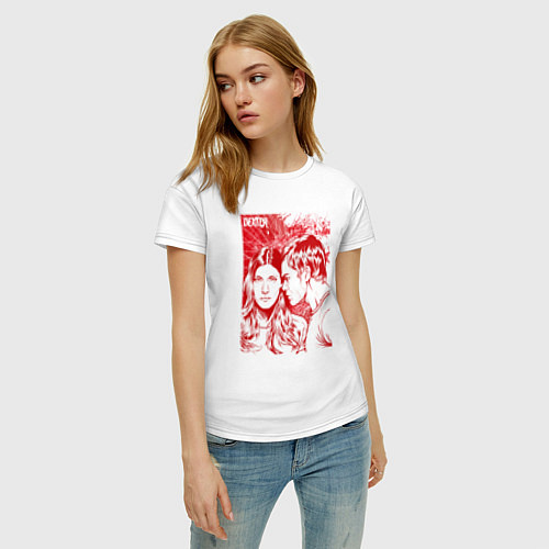 Женская футболка Декс и Дебра / Белый – фото 3