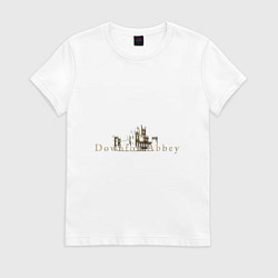 Футболка хлопковая женская Аббатство Даунтон Fortress, цвет: белый