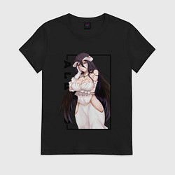 Футболка хлопковая женская Альбедо Albedo Повелитель, цвет: черный