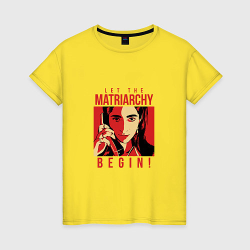 Женская футболка Найроби - Матриархат / Желтый – фото 1