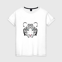 Женская футболка Тигр смотрит на тебя
