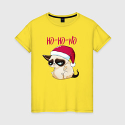 Женская футболка Ugly cat Ho-Ho-No