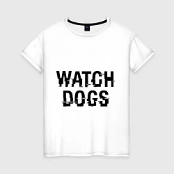 Футболка хлопковая женская Watch Dogs, цвет: белый