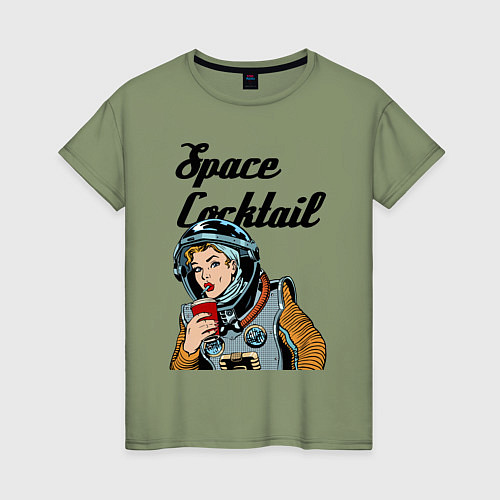 Женская футболка Космический коктейль / Авокадо – фото 1
