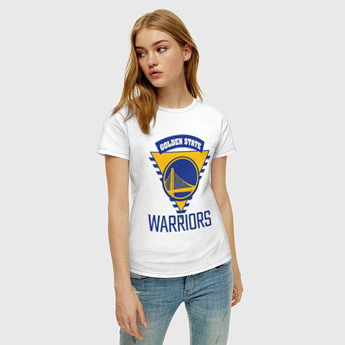 Женская футболка Golden State Warriors Голден Стейт НБА / Белый – фото 3