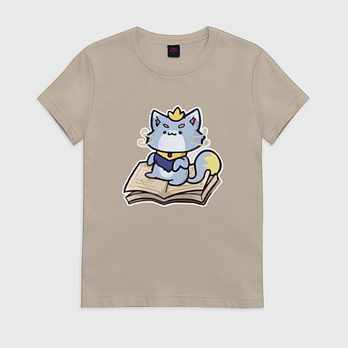 Женская футболка The Magical Cat Yuumi / Миндальный – фото 1