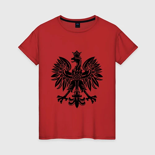 Женская футболка Имперский орел / Красный – фото 1
