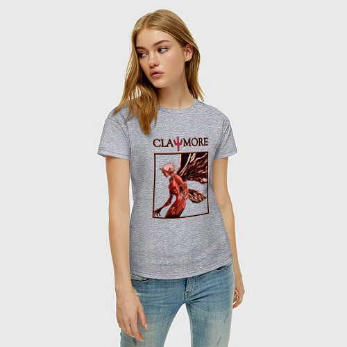 Женская футболка Клеймор Пробудившаяся Присцилла / Меланж – фото 3