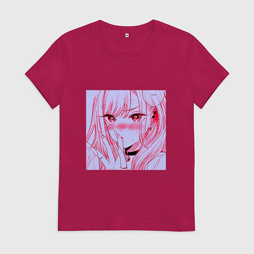Женская футболка Марин Китагава / Маджента – фото 1
