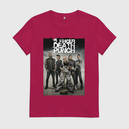 Женская футболка Five Finger Death Punch! / Маджента – фото 1