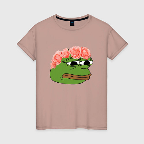 Женская футболка Пепе 2023 / Пыльно-розовый – фото 1