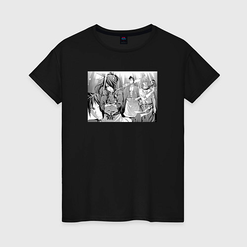 Женская футболка Элитная Десятка / Черный – фото 1