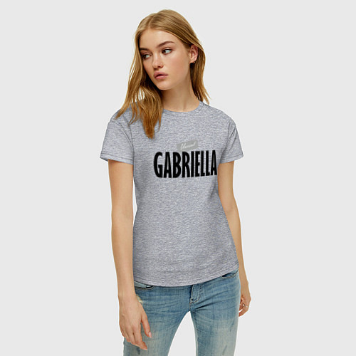 Женская футболка Unreal Gabriella / Меланж – фото 3