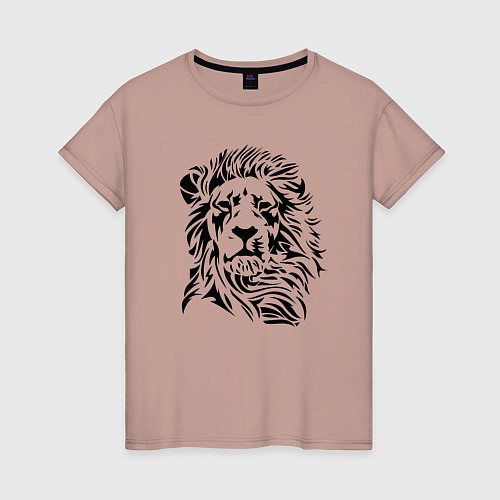 Женская футболка Lion Graphics / Пыльно-розовый – фото 1