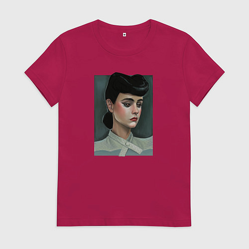 Женская футболка Рейчел, Бегущий по лезвию / Маджента – фото 1