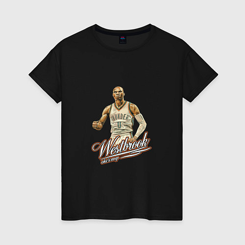 Женская футболка Westbrook / Черный – фото 1