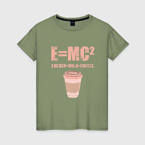 Женская футболка EMC2 КОФЕ / Авокадо – фото 1