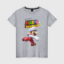 Женская футболка Super Mario 3D World Video game Nintendo