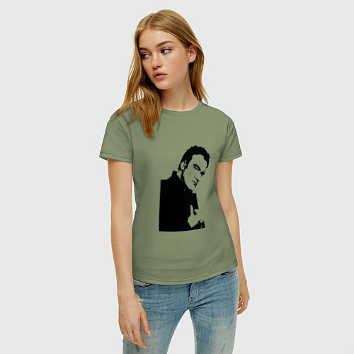 Женская футболка Слишком крутой Тарантино / Авокадо – фото 3