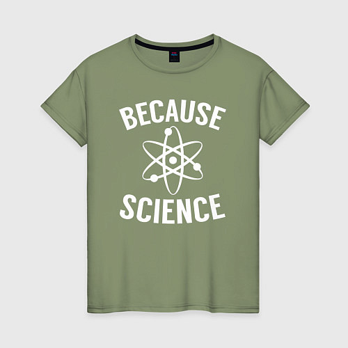 Женская футболка Atomic Heart: Because Science / Авокадо – фото 1