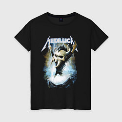 Футболка хлопковая женская Metallica Gesture, цвет: черный