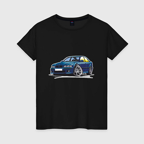Женская футболка BMW Blue / Черный – фото 1