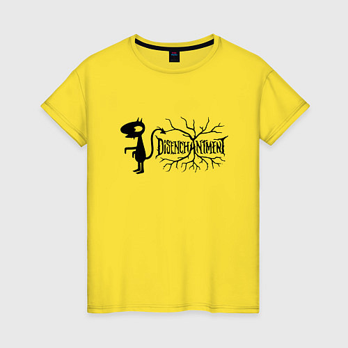 Женская футболка Disenchantment LUCI / Желтый – фото 1