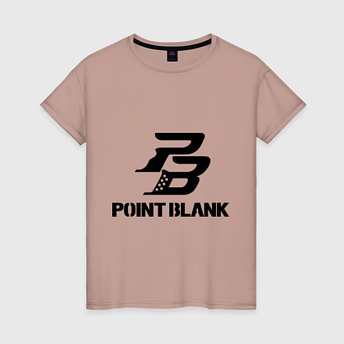 Женская футболка Point Blank / Пыльно-розовый – фото 1