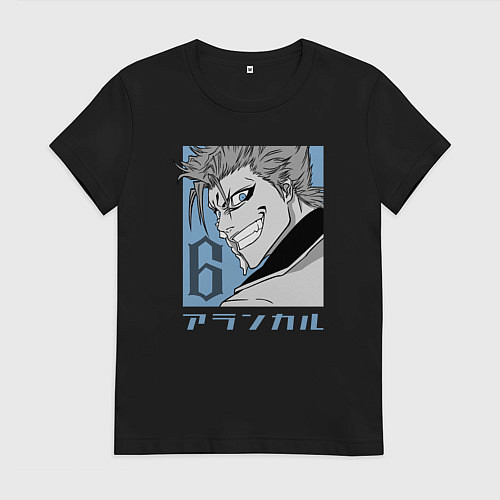 Женская футболка Арранкар Гриммджоу / Черный – фото 1