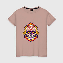 Женская футболка Poker Skull