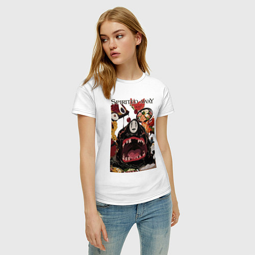 Женская футболка Kaonasi eat / Белый – фото 3