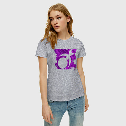 Женская футболка Знак Слаанеш пятно / Меланж – фото 3