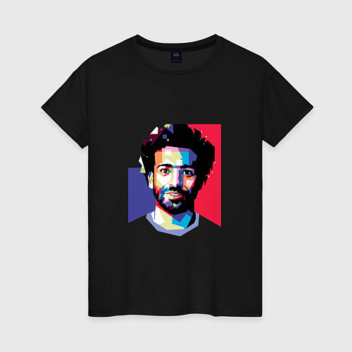 Женская футболка Liverpool - Salah / Черный – фото 1