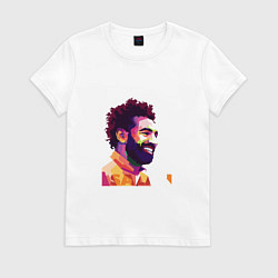 Футболка хлопковая женская Smile Salah, цвет: белый