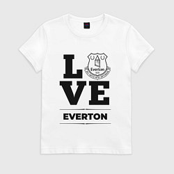 Футболка хлопковая женская Everton Love Классика, цвет: белый