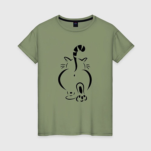 Женская футболка Очень-очень важный кот / Авокадо – фото 1