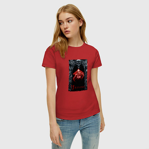 Женская футболка V Rising Жертва / Красный – фото 3