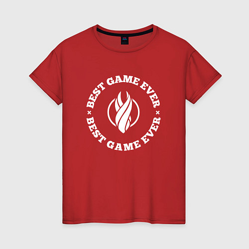Женская футболка Dead Space Best Game Ever / Красный – фото 1