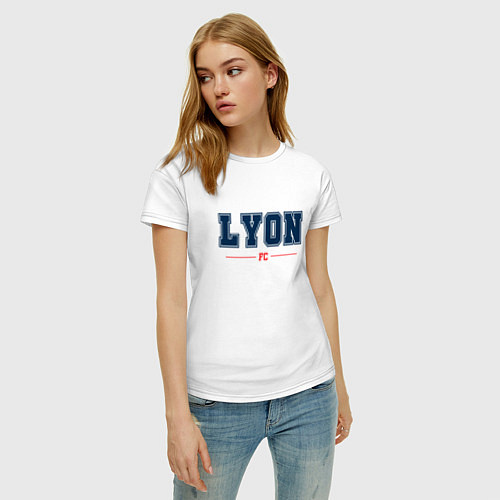 Женская футболка Lyon FC Classic / Белый – фото 3