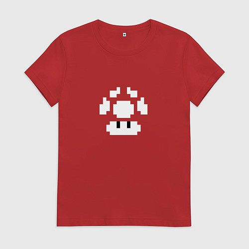 Женская футболка Супергриб Гриб жизни из Марио / Красный – фото 1