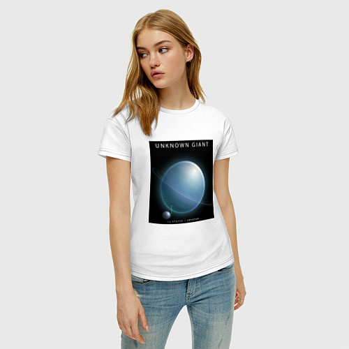 Женская футболка Unknown Giant Неизвестный Гигант Space collections / Белый – фото 3