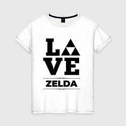 Футболка хлопковая женская Zelda Love Classic, цвет: белый