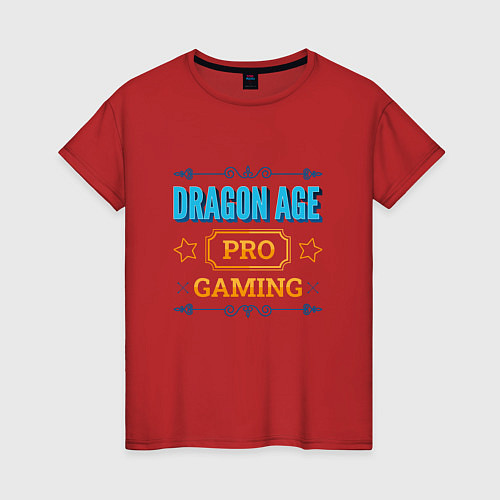 Женская футболка Игра Dragon Age PRO Gaming / Красный – фото 1