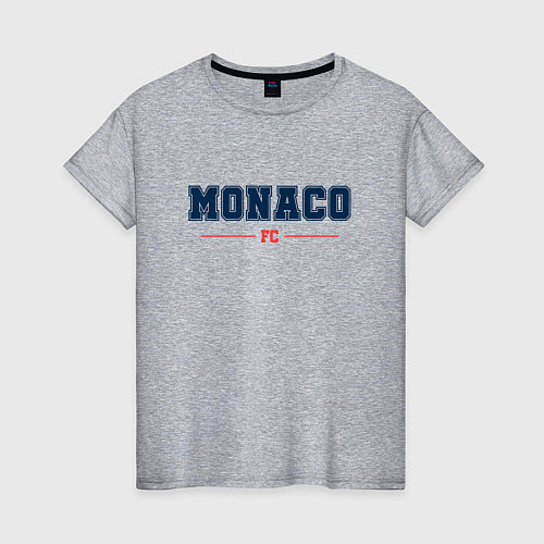 Женская футболка Monaco FC Classic / Меланж – фото 1
